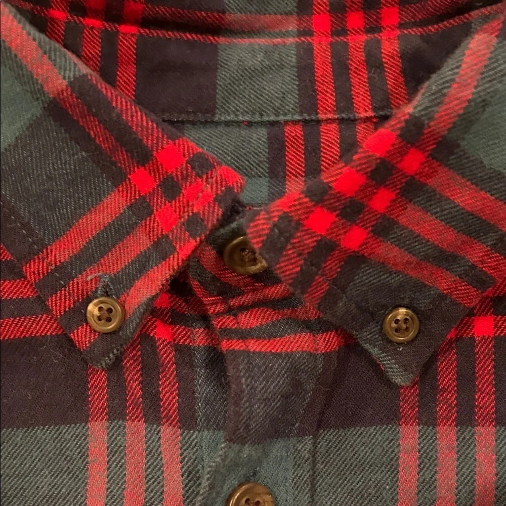 Vineyard Vines Men's Plaid Shirt - Blue, Green and Red